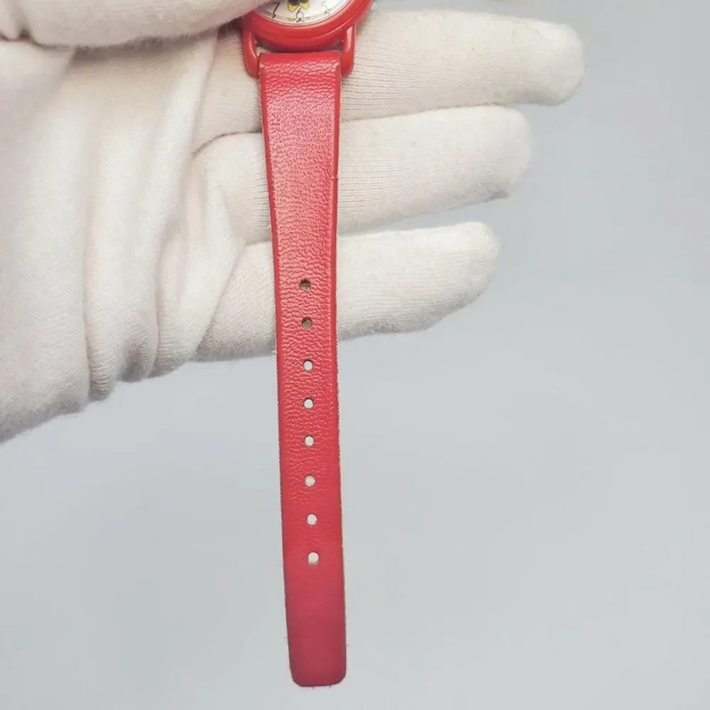 Vintage Disney X Lorus Minnie Mouse Red Plastic Watch